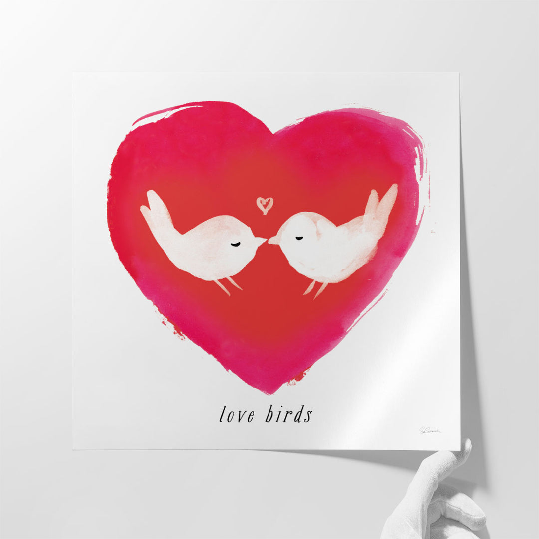 Love Birds - Canvas Print Wall Art