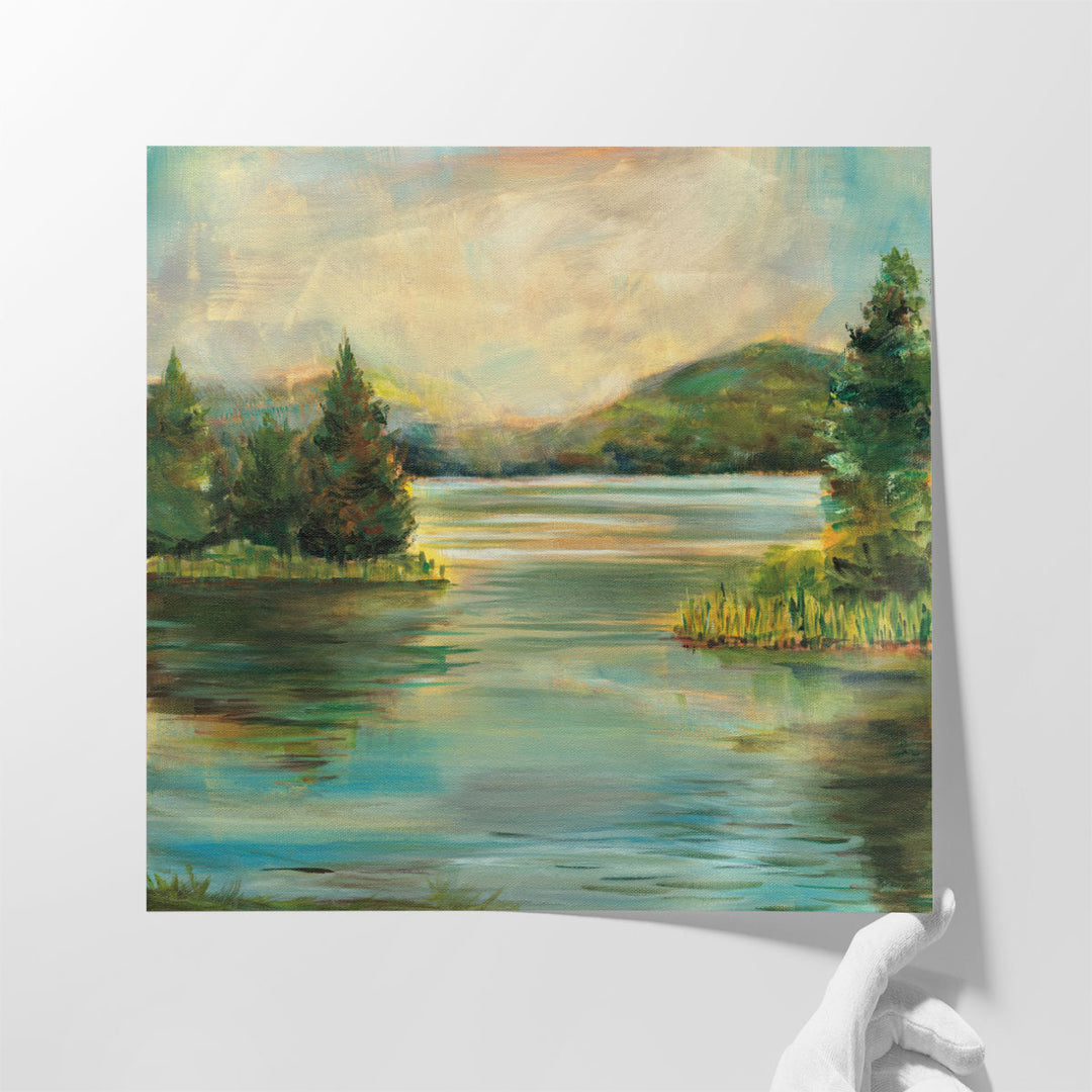 Silver Lake - Canvas Print Wall Art