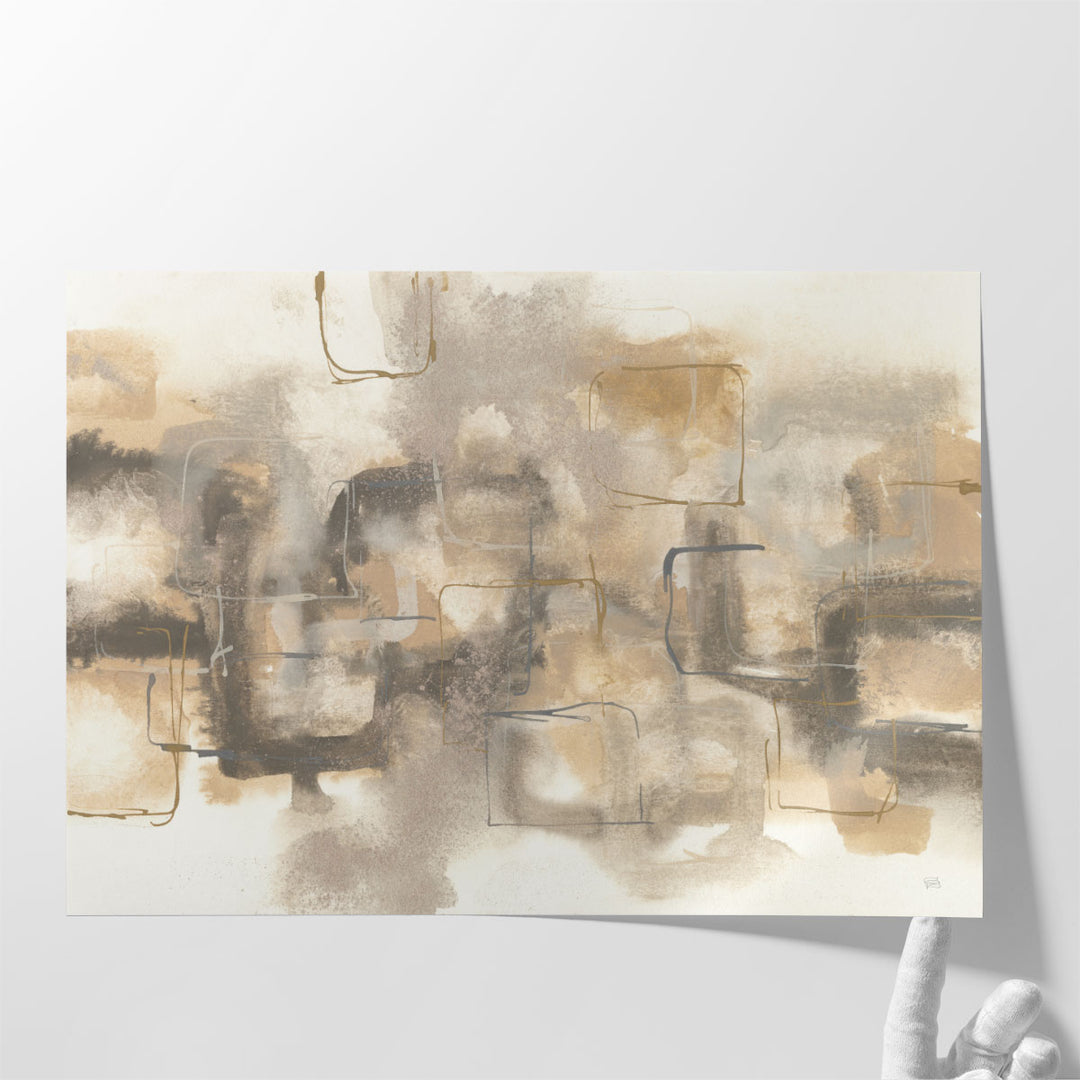 Platinum Neutrals I - Canvas Print Wall Art