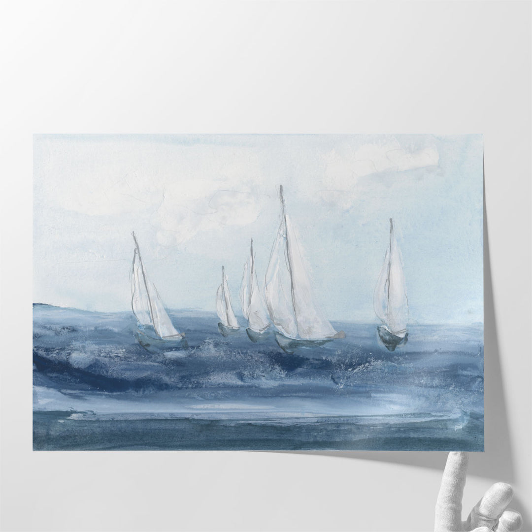 Group Sail I - Canvas Print Wall Art