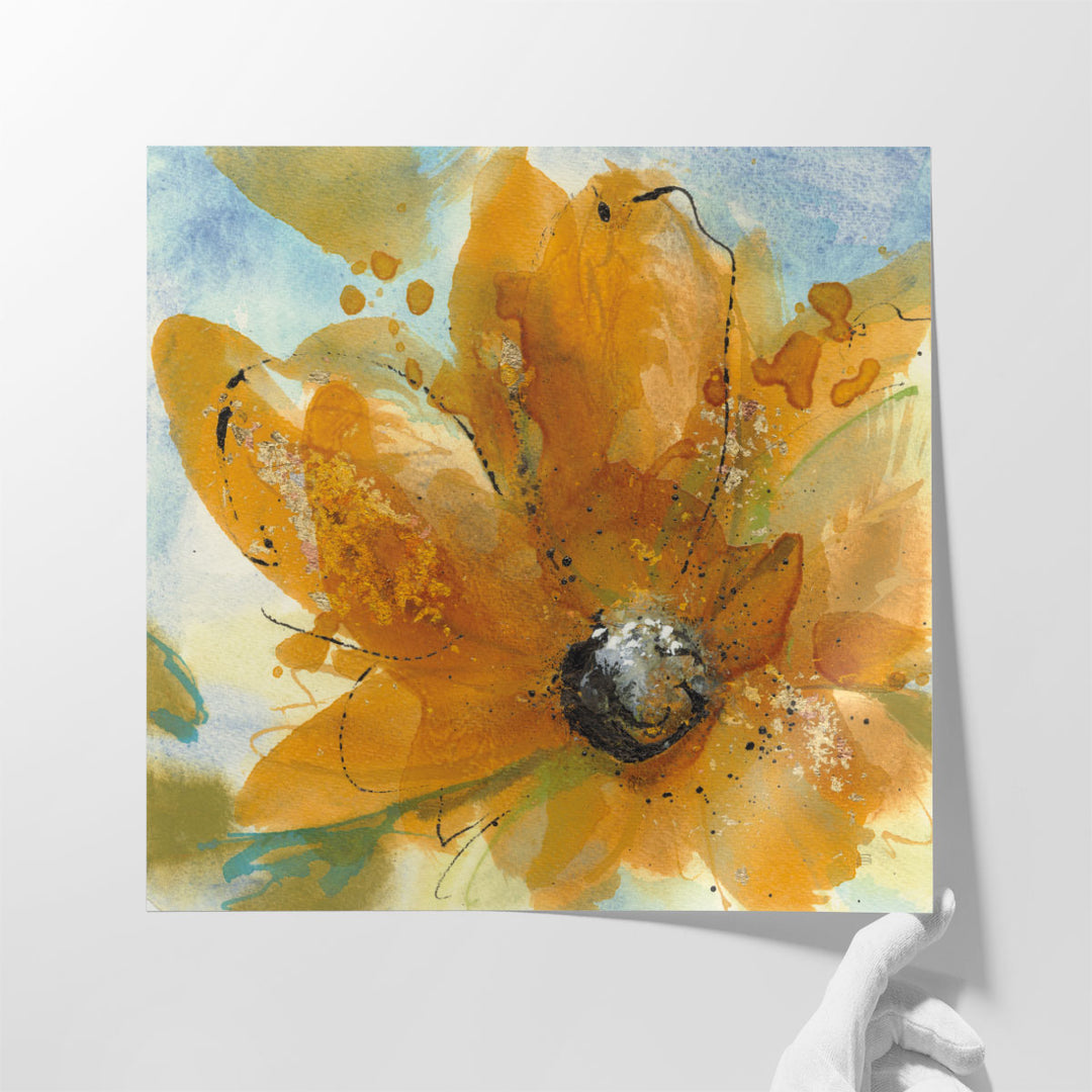 Amber Gold I - Canvas Print Wall Art