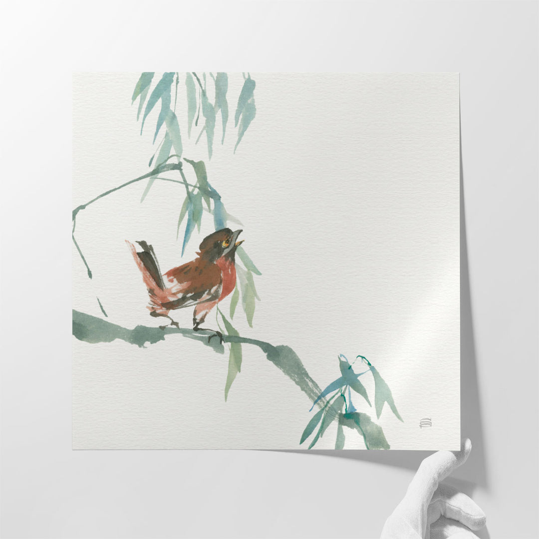 Russet Sparrow - Canvas Print Wall Art