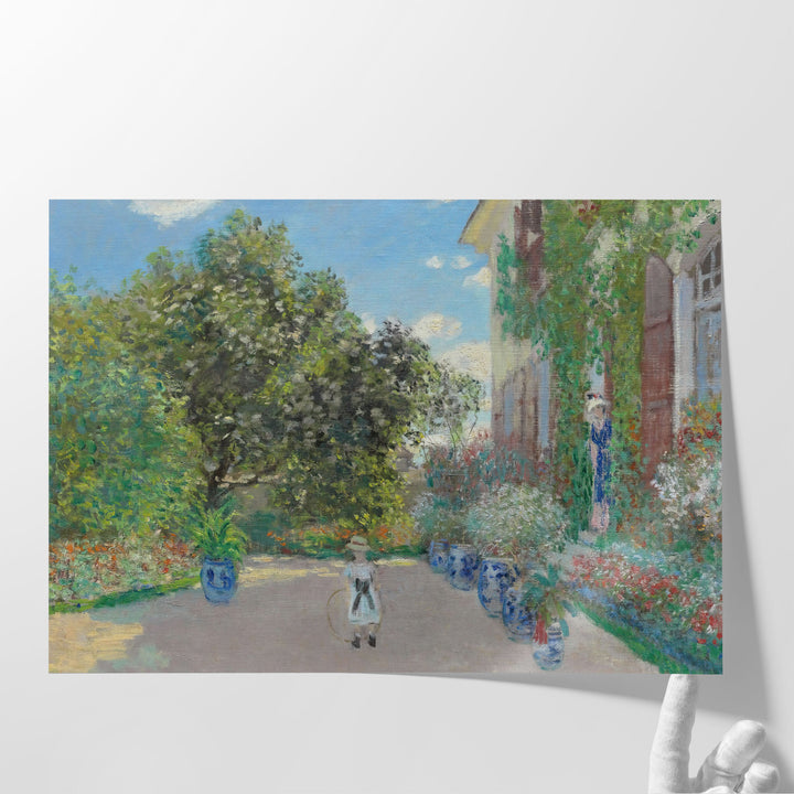 The Artist's House at Argenteuil, 1873 - Canvas Print Wall Art