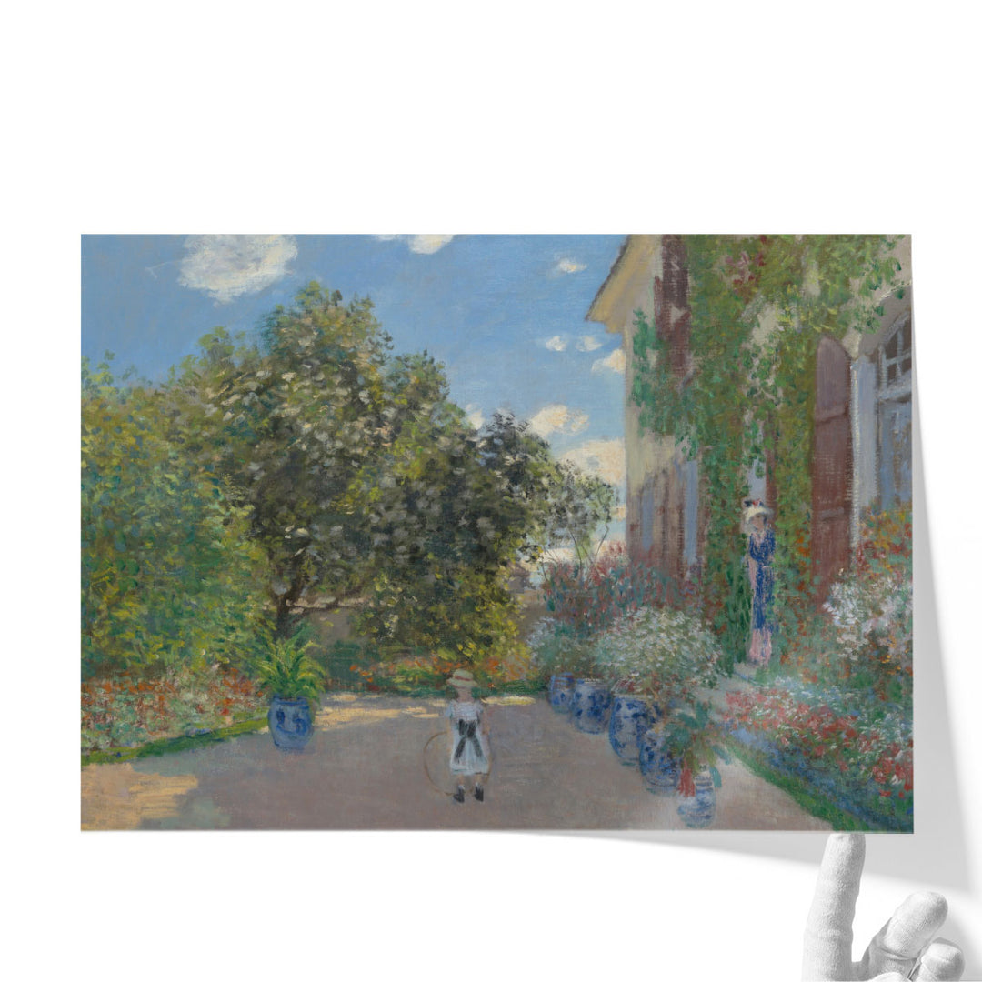 The Artist's House at Argenteuil, 1873 - Canvas Print Wall Art