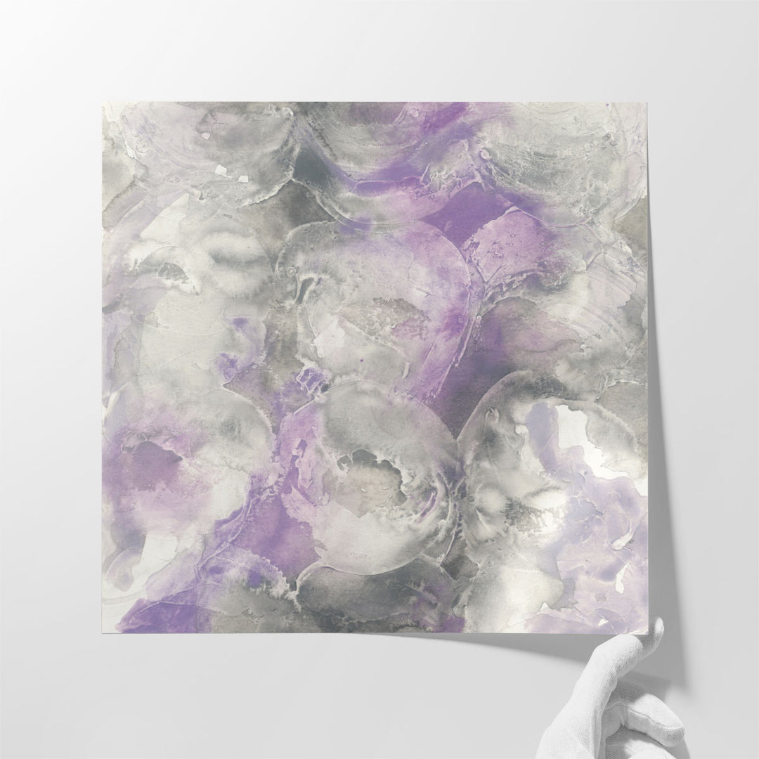 Amethyst Circles I - Canvas Print Wall Art