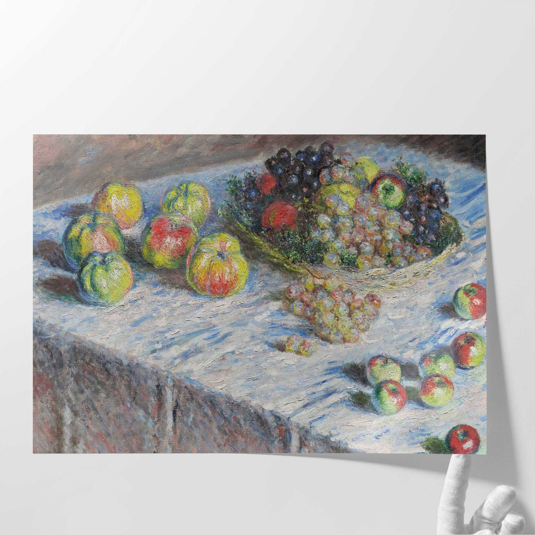 Apples and Grapes, 1880 - Canvas Print Wall Art