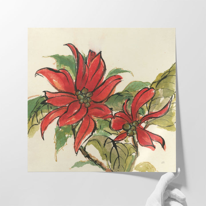 Poinsettia II - Canvas Print Wall Art