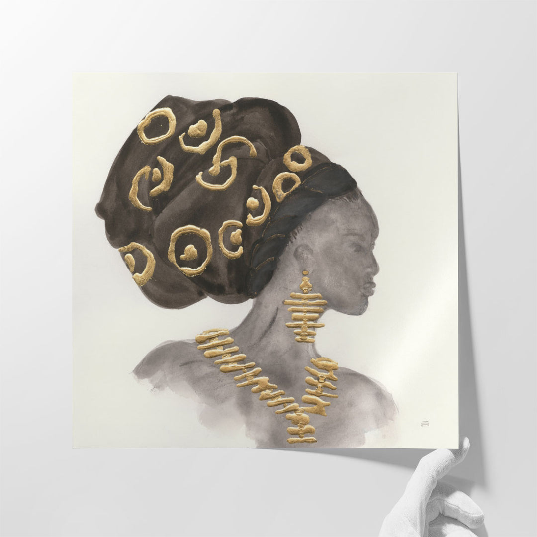 Headdress Beauty I - Canvas Print Wall Art