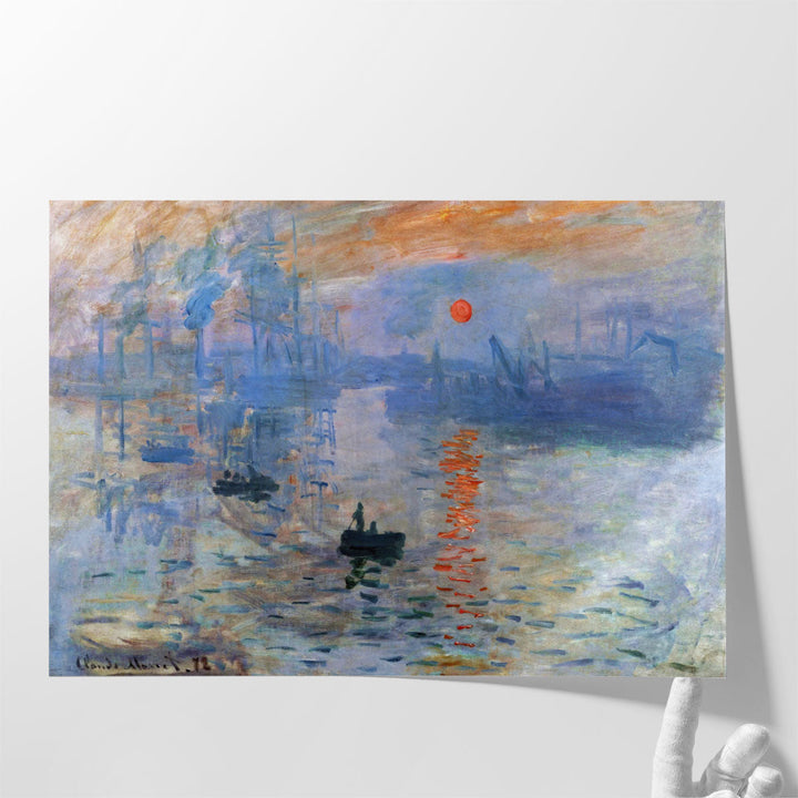 Impression Sunrise, 1872 - Canvas Print Wall Art