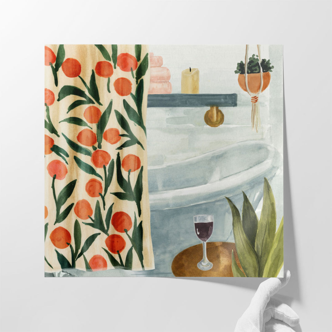 Bath Retreat I - Canvas Print Wall Art