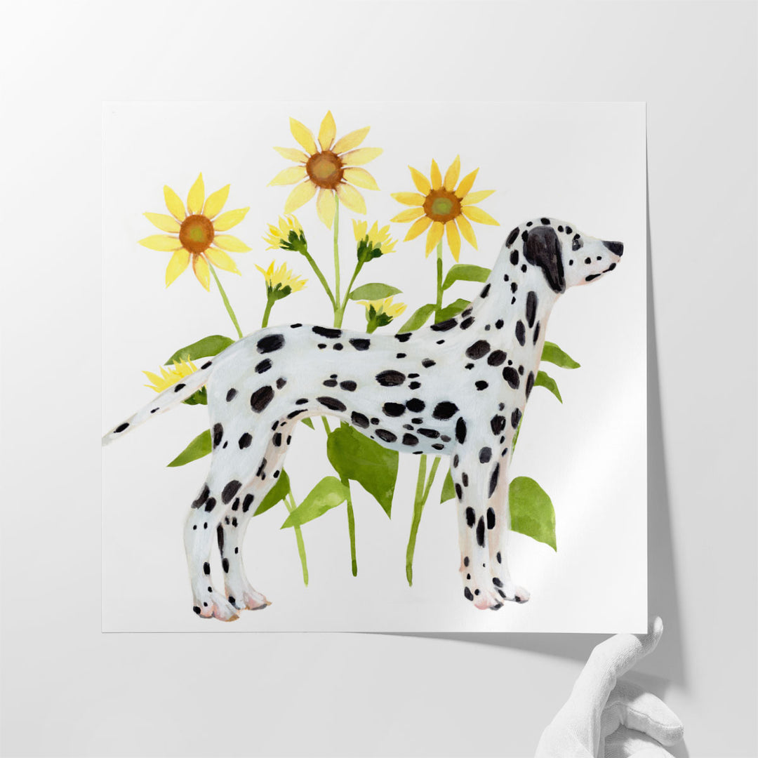 Garden Trot I - Canvas Print Wall Art