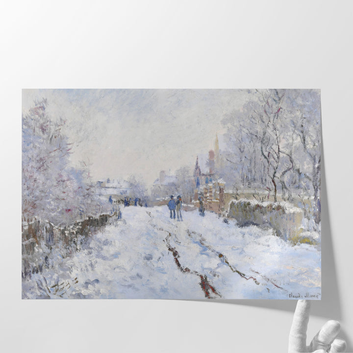 Snow at Argenteuil, 1874–1875 - Canvas Print Wall Art