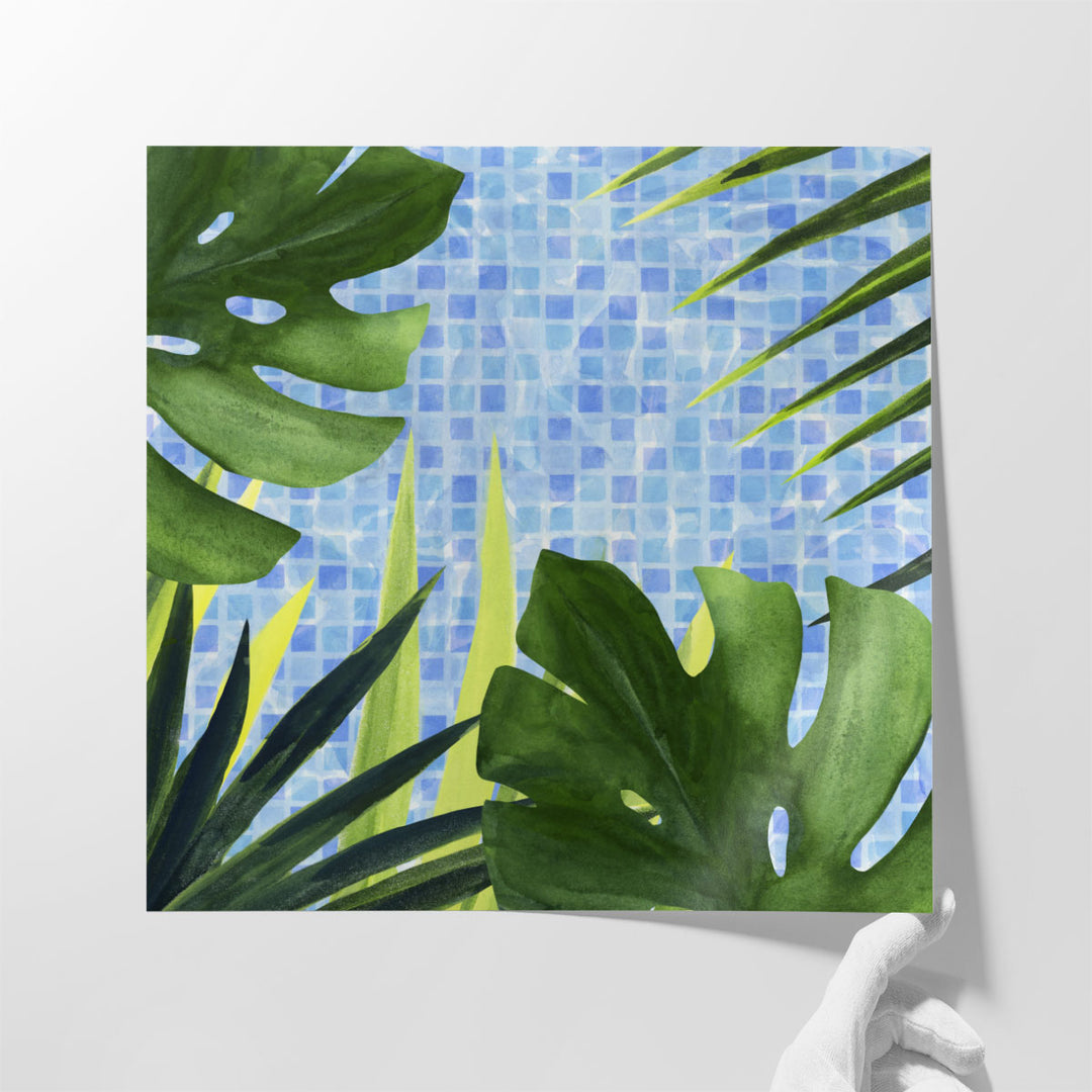 Poolside Shade I - Canvas Print Wall Art