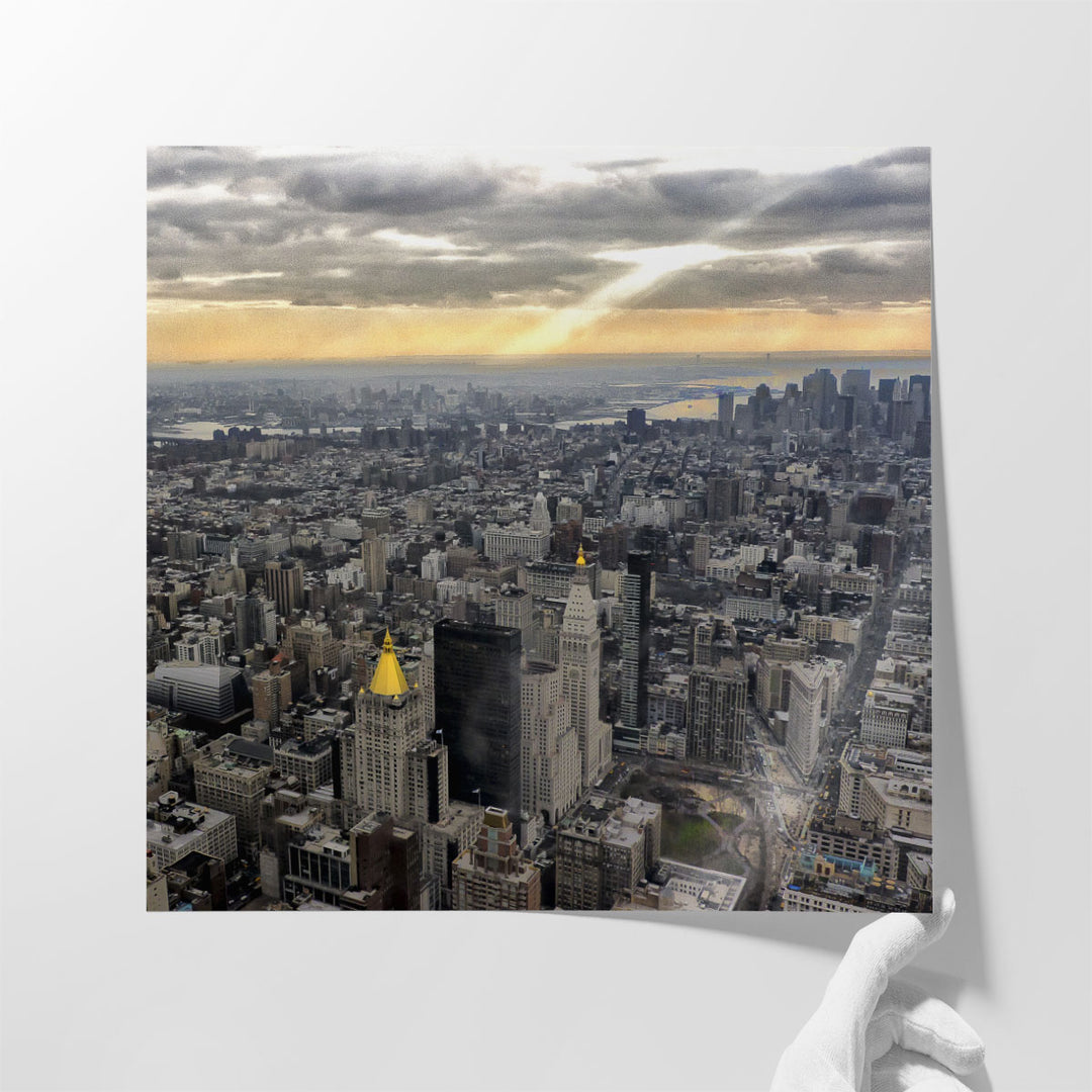 Gold Tones - Canvas Print Wall Art