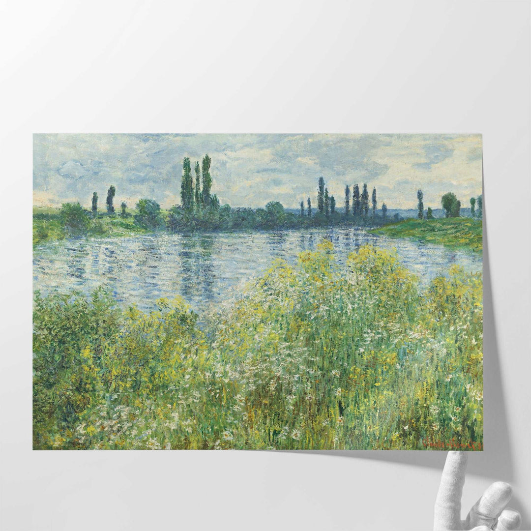 Banks of the Seine, Vétheuil, 1880 - Canvas Print Wall Art