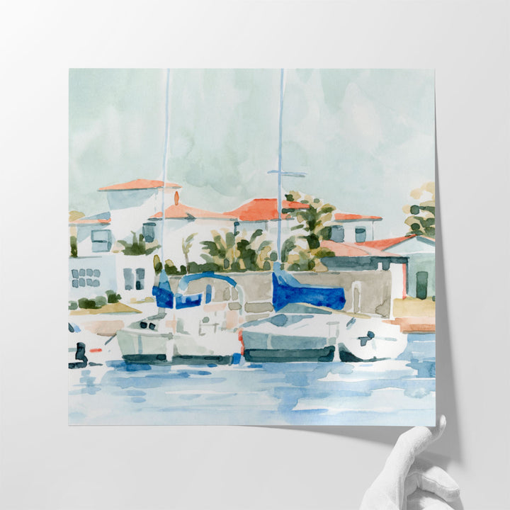 Beach Town Summer II - Canvas Print Wall Art