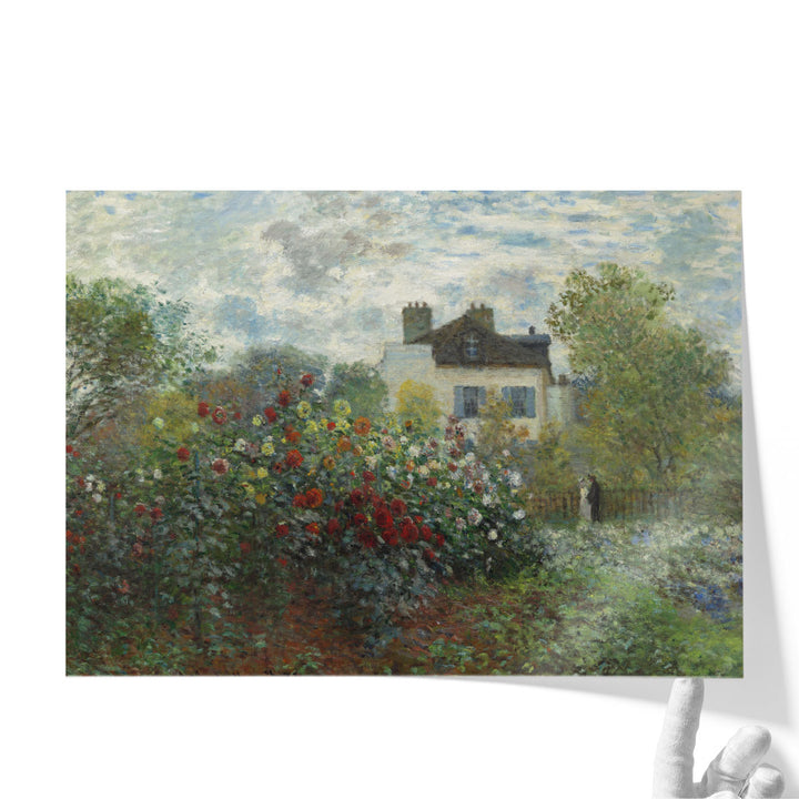 The Artist's Garden in Argenteuil, 1873 - Canvas Print Wall Art