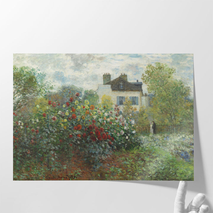 The Artist's Garden in Argenteuil, 1873 - Canvas Print Wall Art