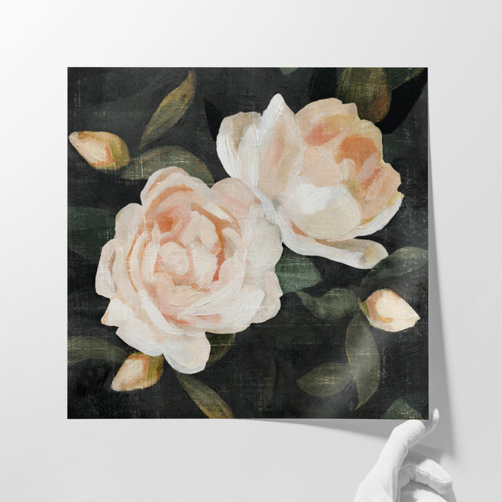 Soft Garden Roses II - Canvas Print Wall Art