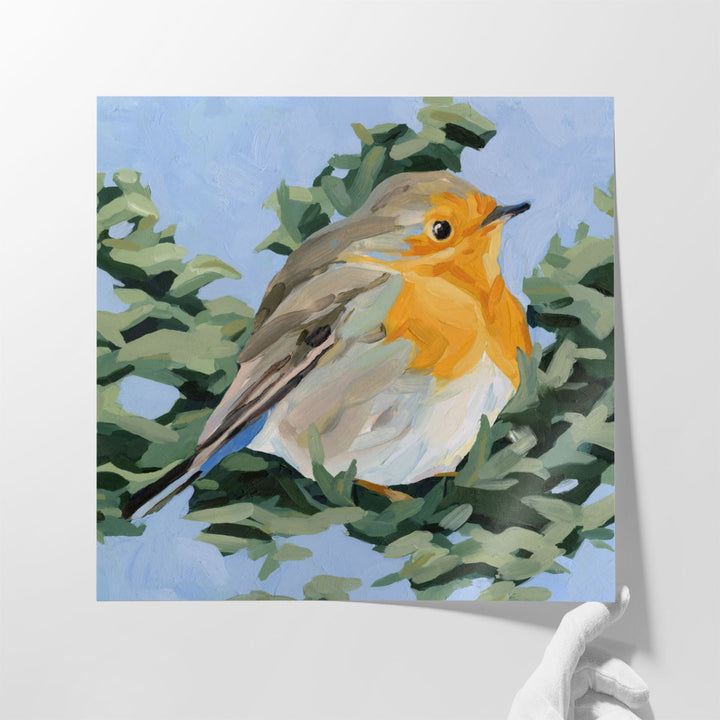 Painterly Bird I - Canvas Print Wall Art