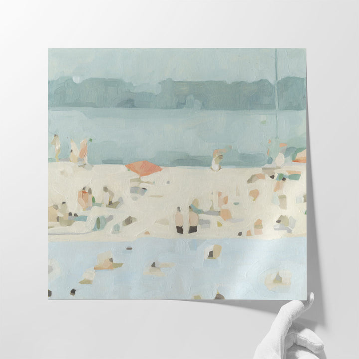 Sea Glass Sandbar II - Canvas Print Wall Art