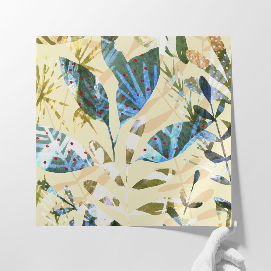 Technicolor Jungle II - Canvas Print Wall Art