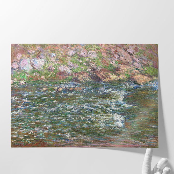 Rapids on the Petite Creuse at Fresselines, 1889 - Canvas Print Wall Art