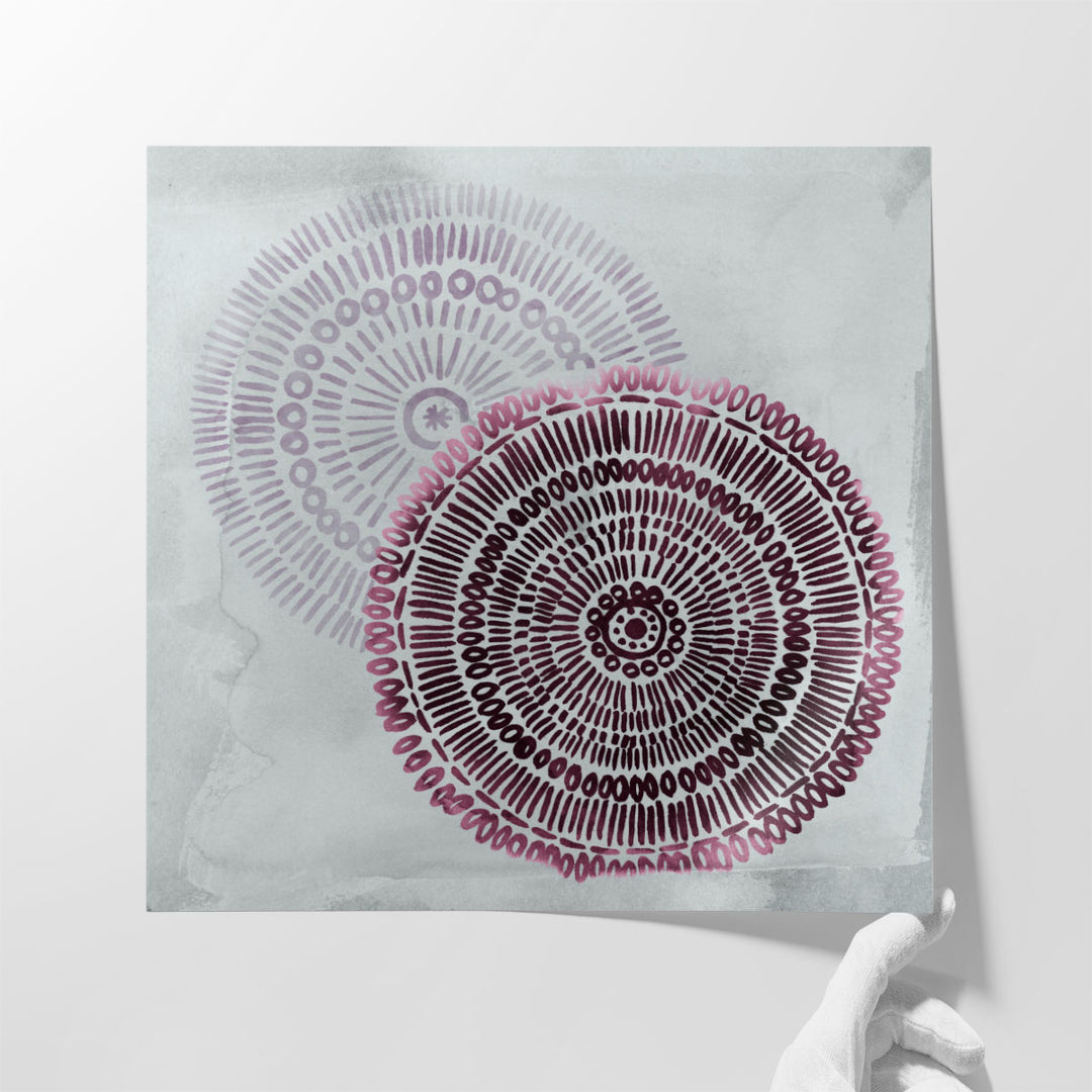 Berry Mandalas I - Canvas Print Wall Art