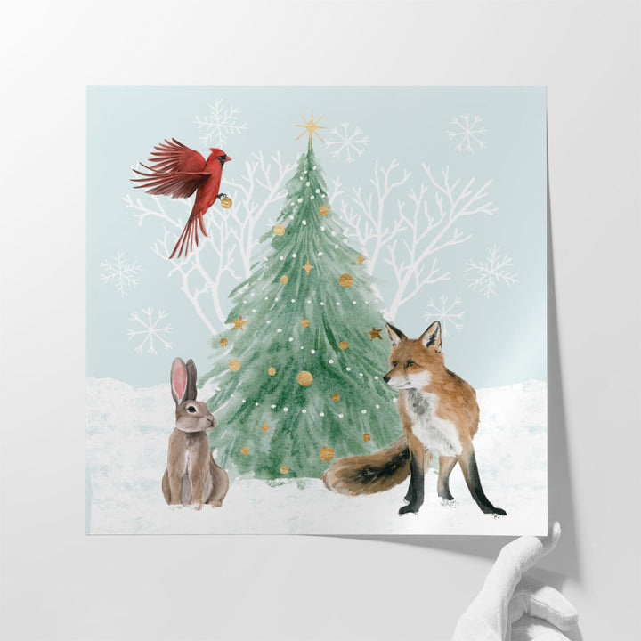 Christmas In The Forest I - Canvas Print Wall Art