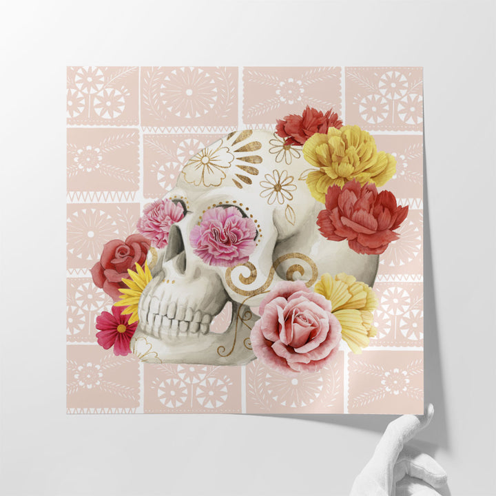 Fiesta De La Vida Muertos III - Canvas Print Wall Art