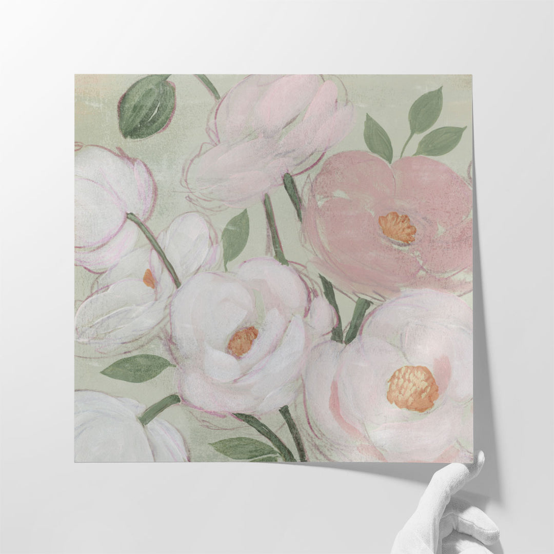 Flora Sketch I - Canvas Print Wall Art