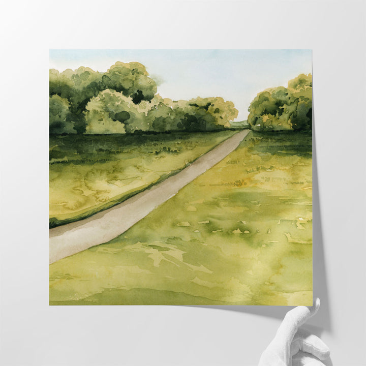 Golden Walk I - Canvas Print Wall Art