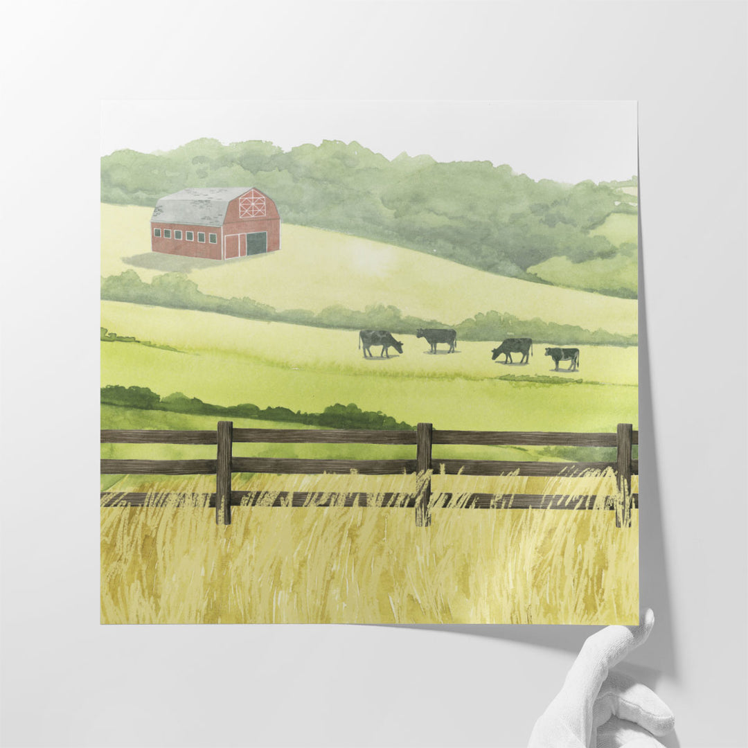 Sunlit Graze I - Canvas Print Wall Art