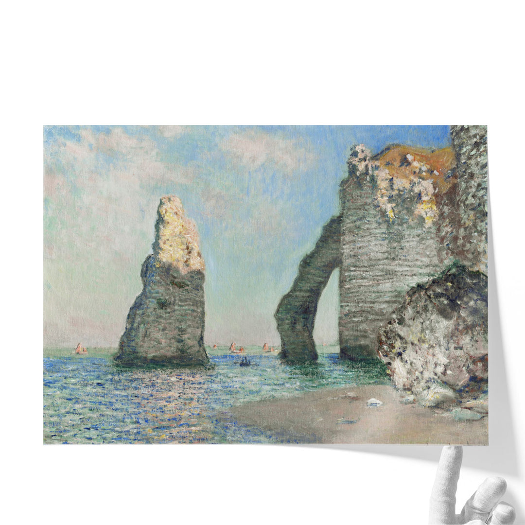 The Cliffs at Étretat, 1885 - Canvas Print Wall Art