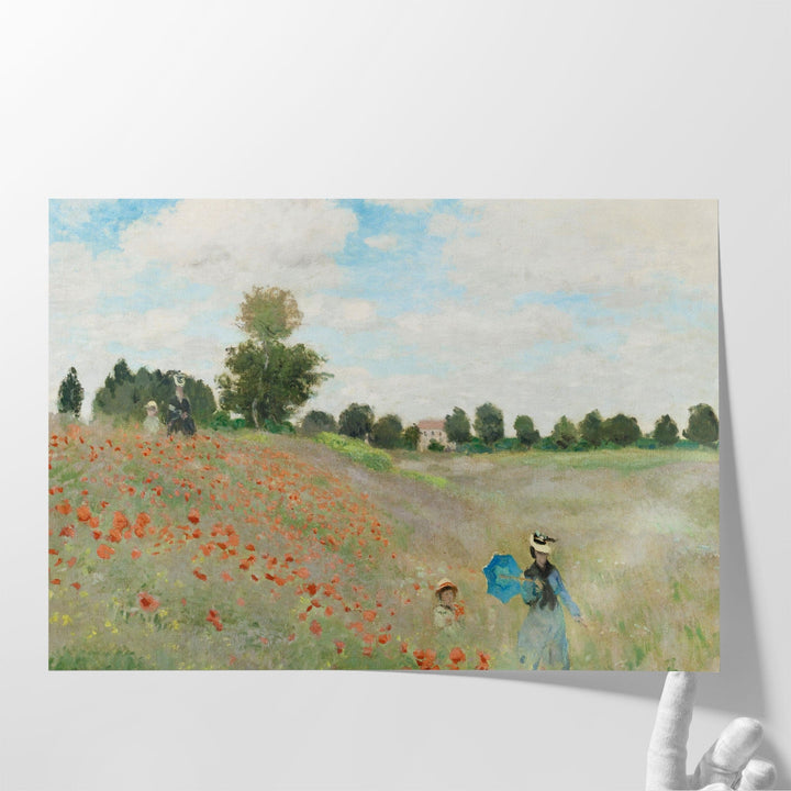 The Poppy Field Near Argenteuil, 1873 - Canvas Print Wall Art