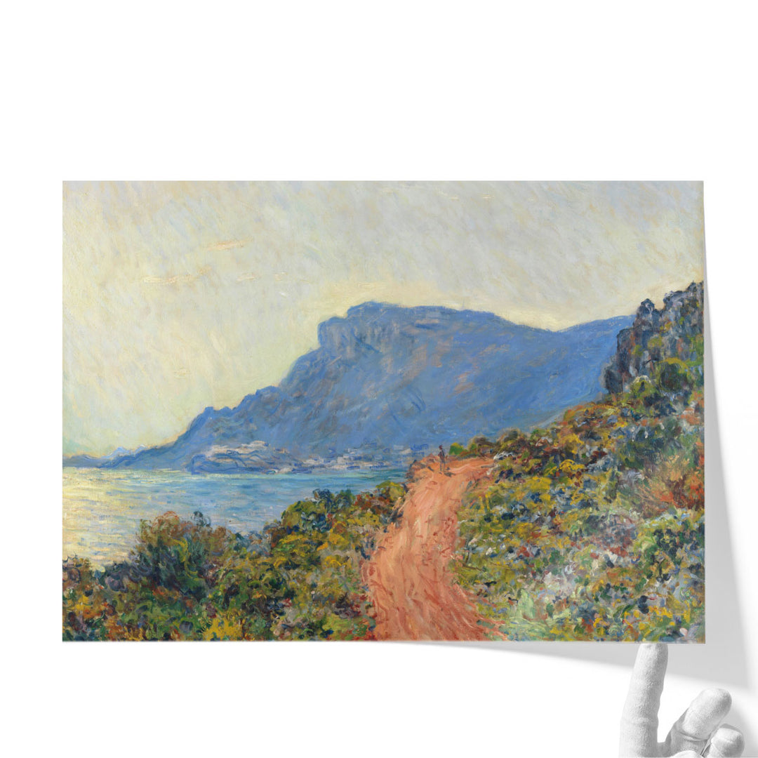 The Corniche near Monaco, 1884 - Canvas Print Wall Art