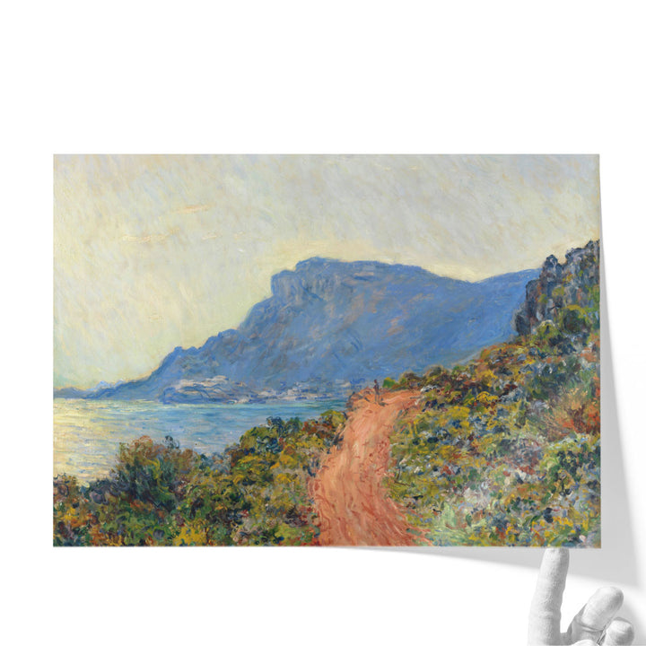 The Corniche near Monaco, 1884 - Canvas Print Wall Art