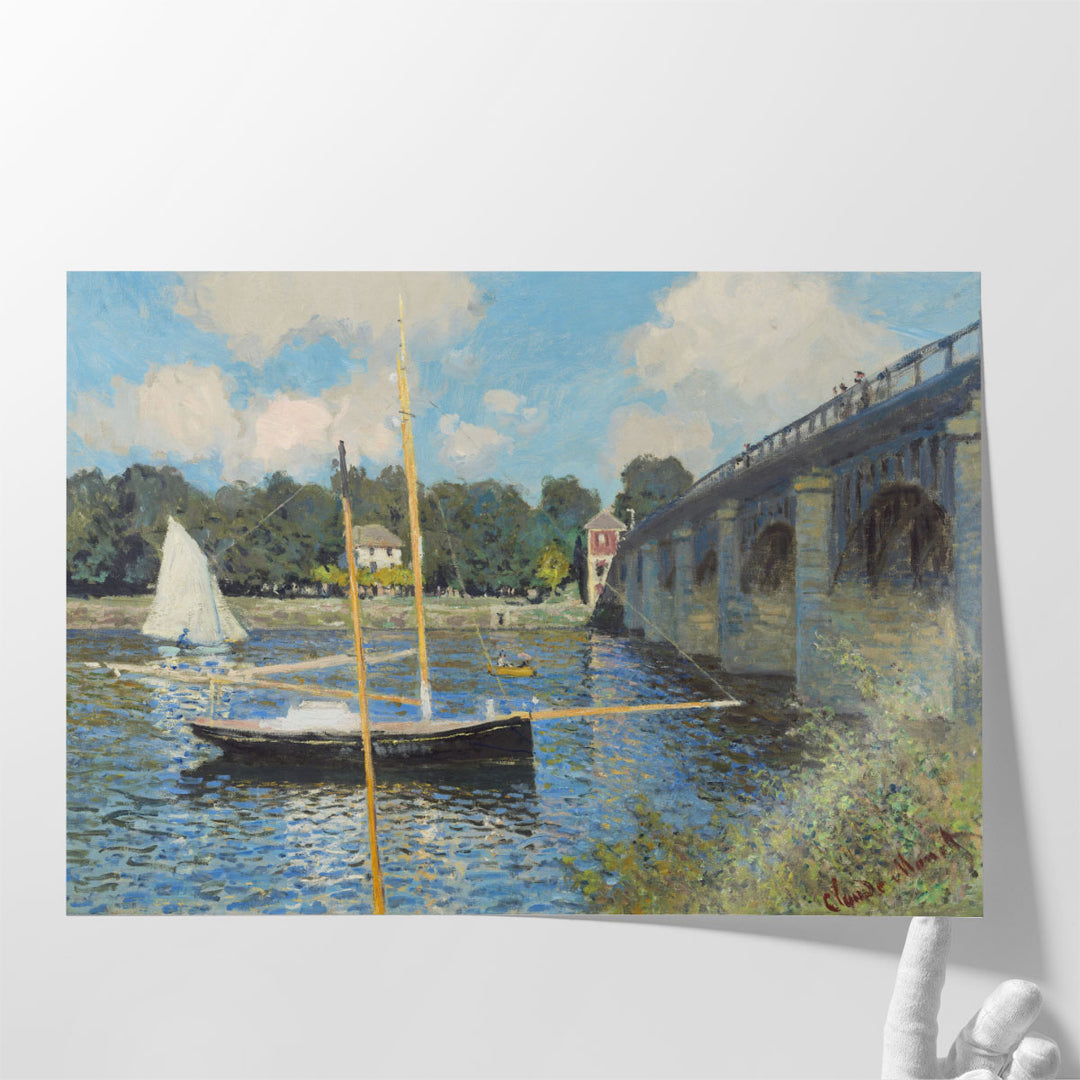 The Bridge at Argenteuil, 1874 - Canvas Print Wall Art