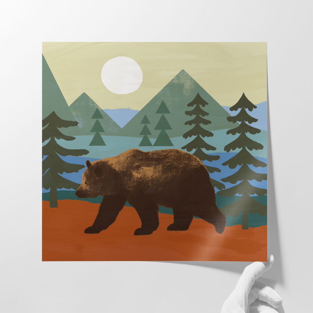 Trailside Animals I - Canvas Print Wall Art