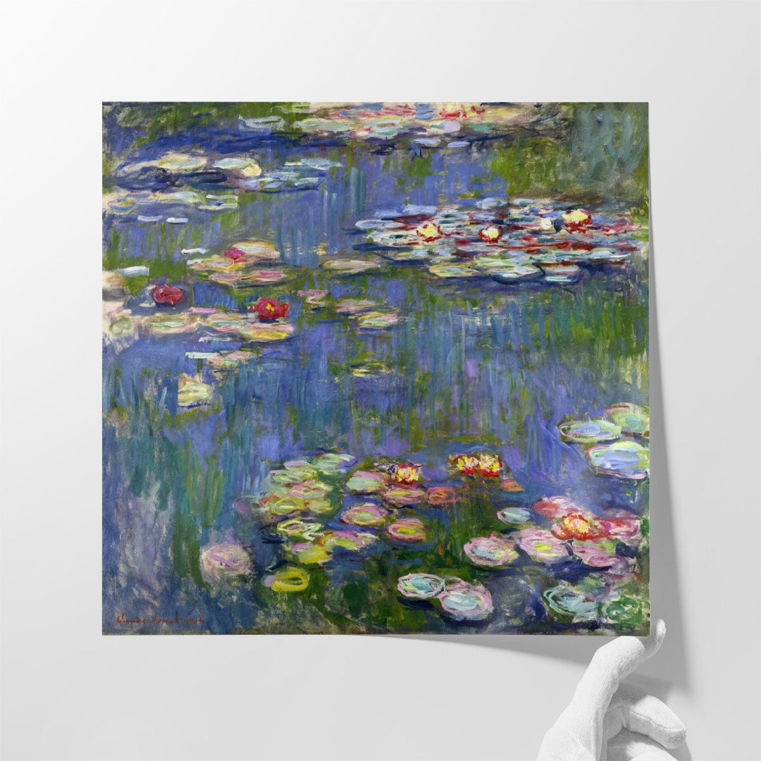 Water Lilies, 1916 - Canvas Print Wall Art