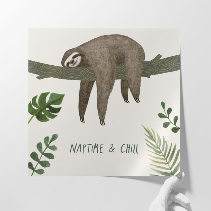 Sloth Sayings II - Canvas Print Wall Art