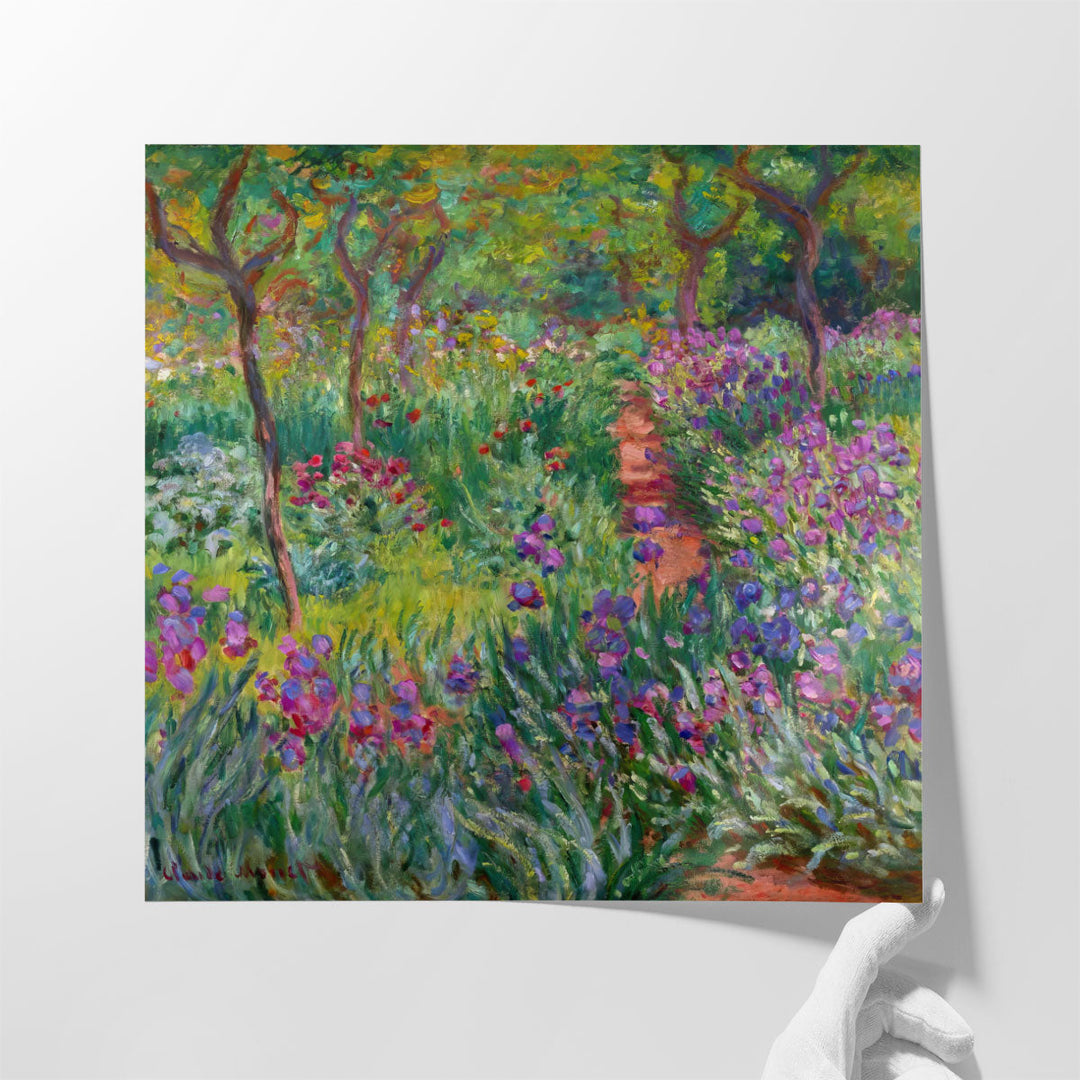 The Iris Garden at Giverny, 1899 - 1900 - Canvas Print Wall Art