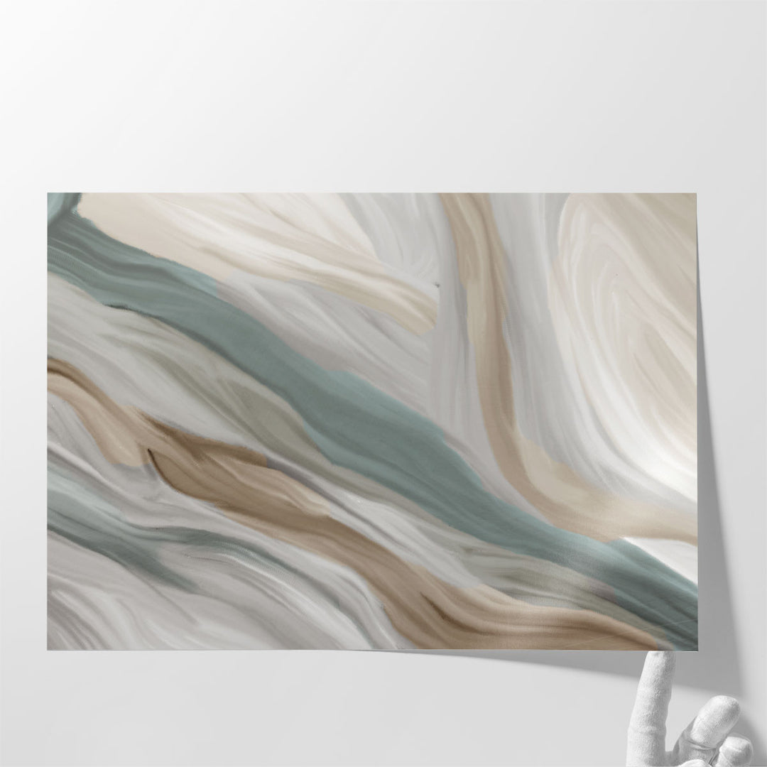 Soft Layers - Canvas Print Wall Art