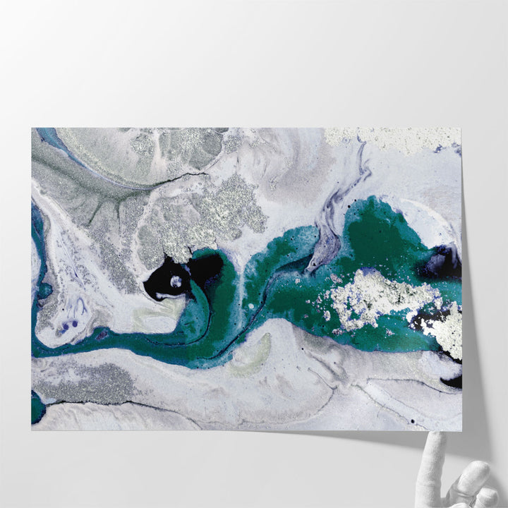 River Run Emerald - Canvas Print Wall Art