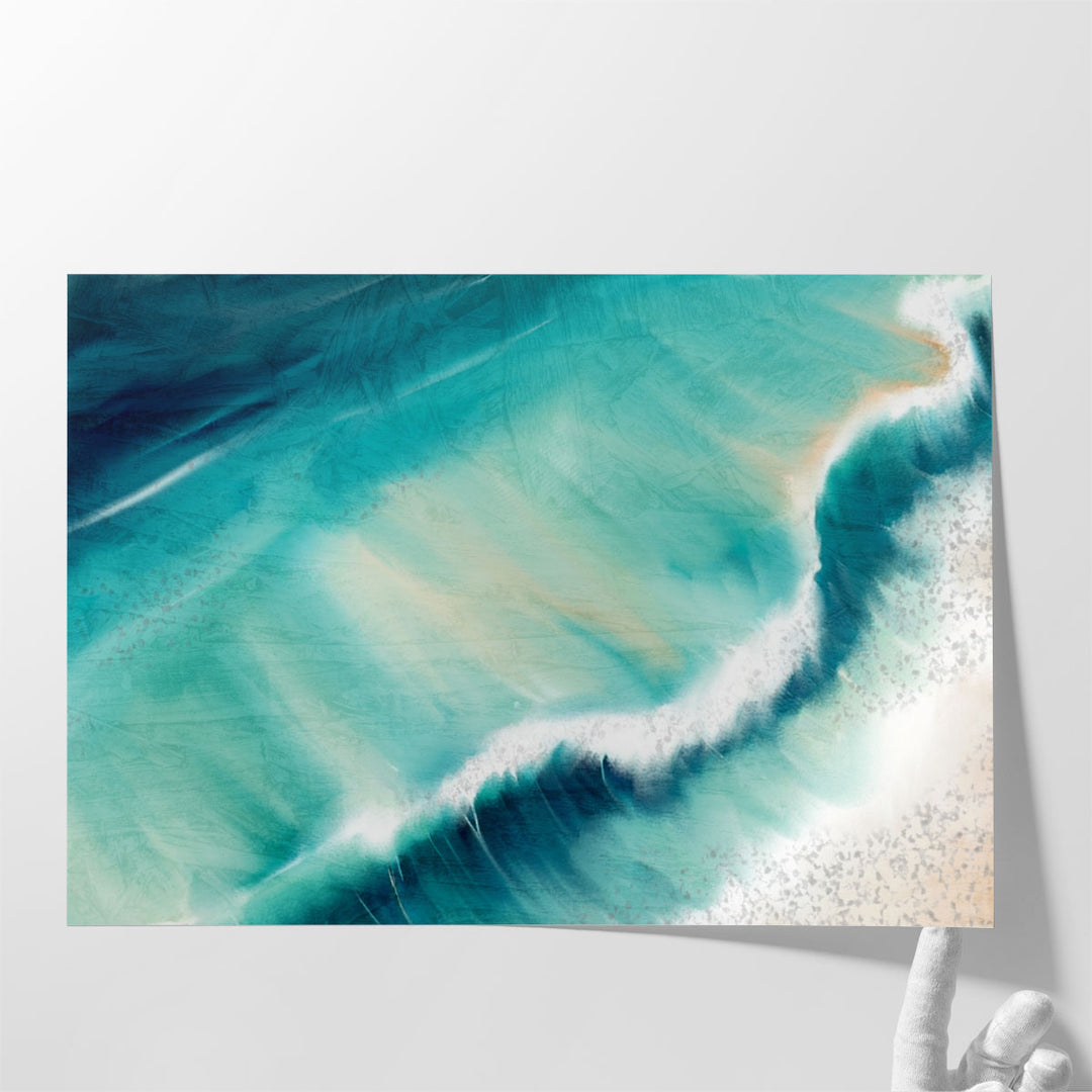 Ariel Ocean - Canvas Print Wall Art