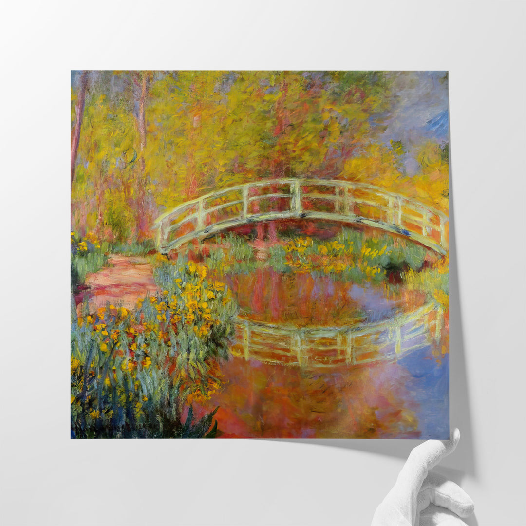 The Japanese Bridge (The Bridge in Monet's Garden), 1895 - 1896 - Canvas Print Wall Art