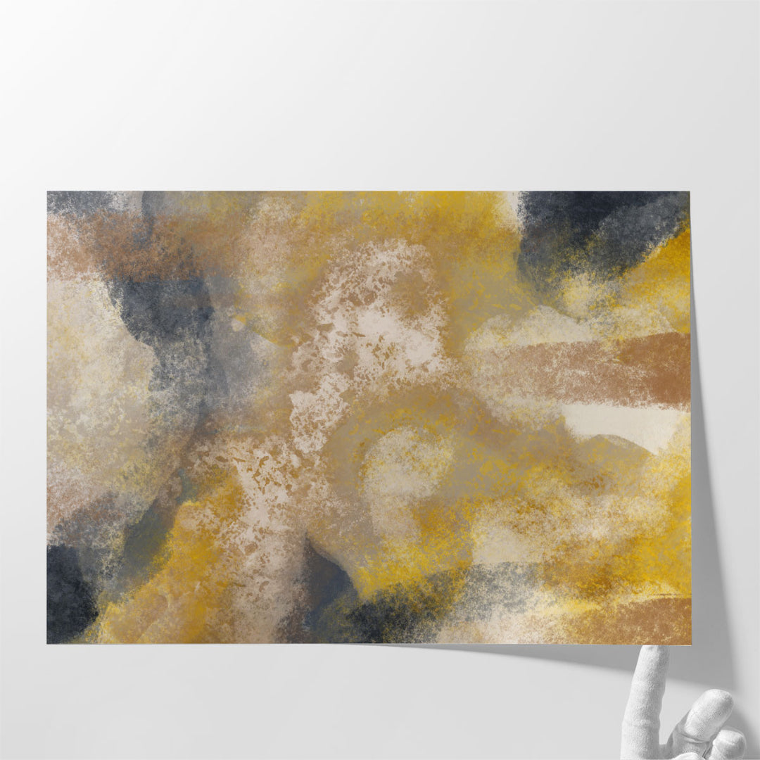 Sun Blasted Stone - Canvas Print Wall Art