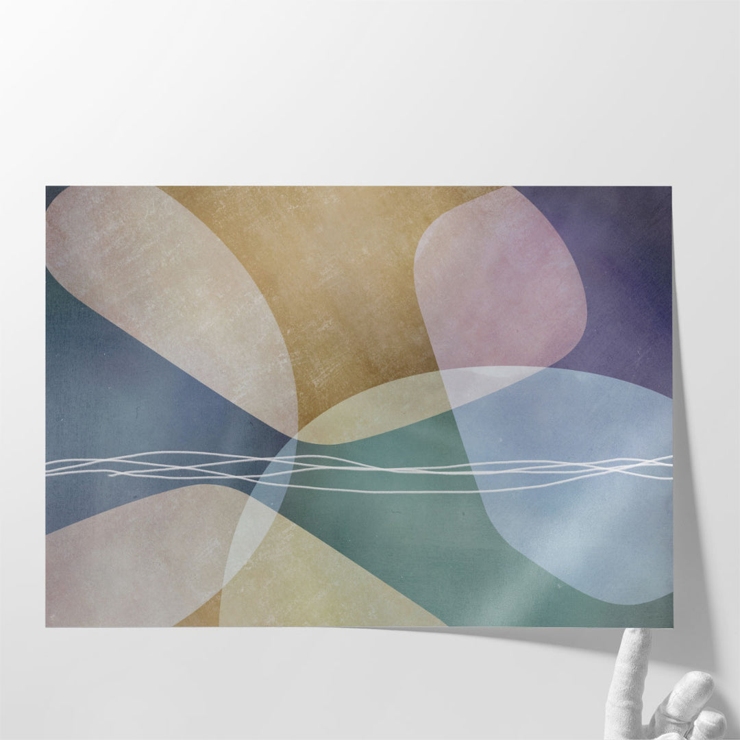 Colorful Organic Shapes 1 - Canvas Print Wall Art