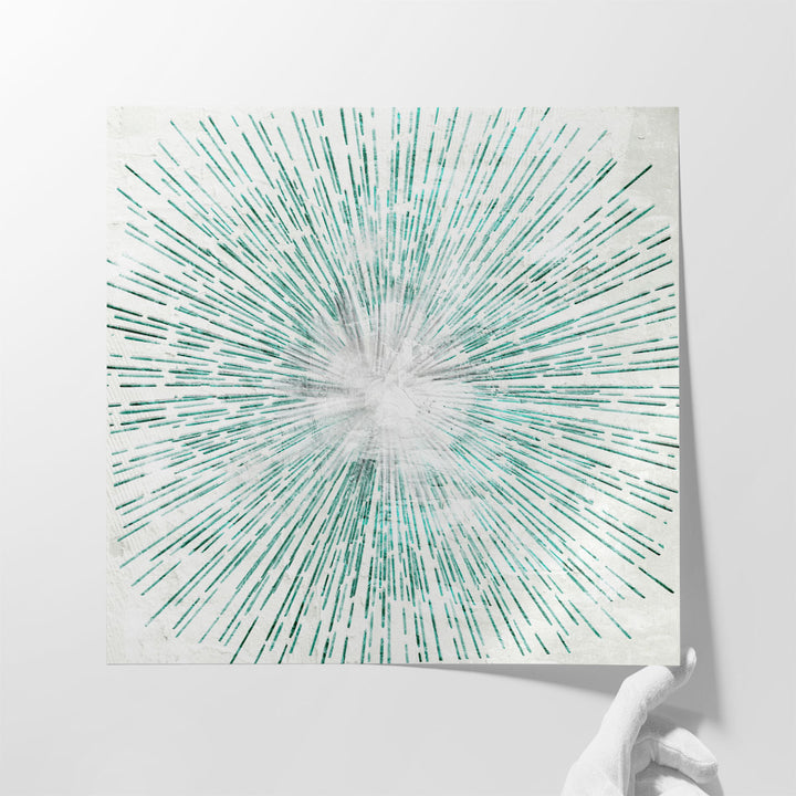 Emerald Burst - Canvas Print Wall Art