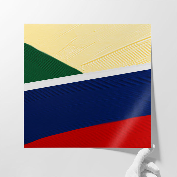 Stacked Color Square 1 - Canvas Print Wall Art